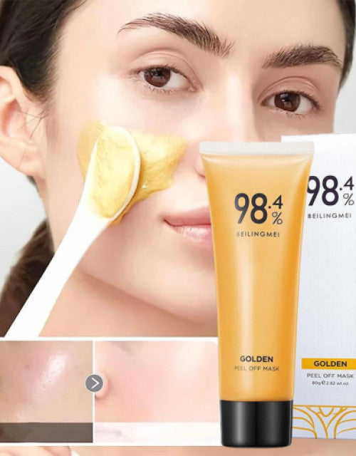Gold Foil Peel-Off Mask Beilingmei Gold Face Mask for wrinkles ( Pack Of 1)