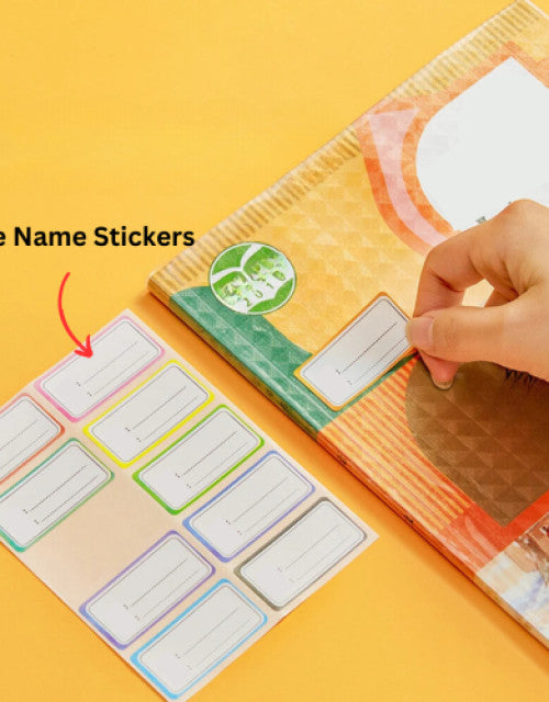 Self-adhesive transparent protective book cover ( Pack of 25 )
